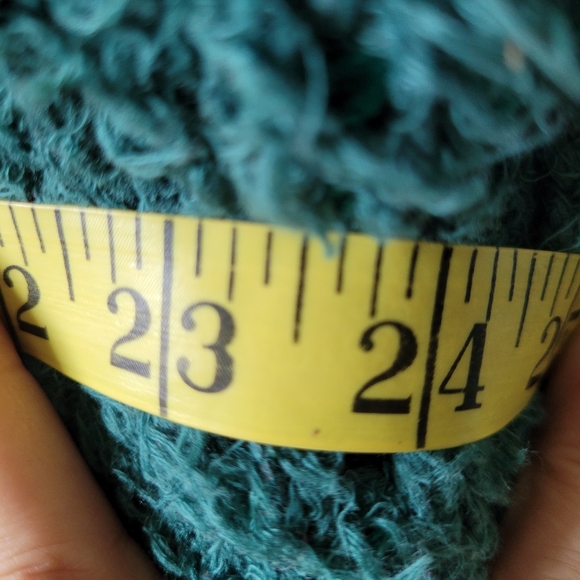 NWOT Free People CANYON Oversized Slouchy Boho Sweater Teal Green - Picture 14 of 14